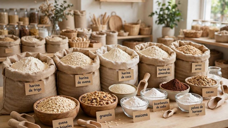Harinas, polvos y superfoods