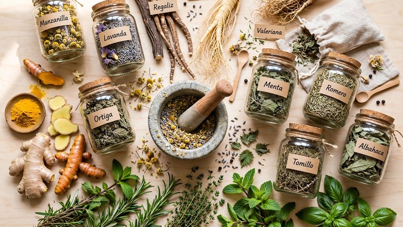 Infusiones, t&eacute; y hierbas